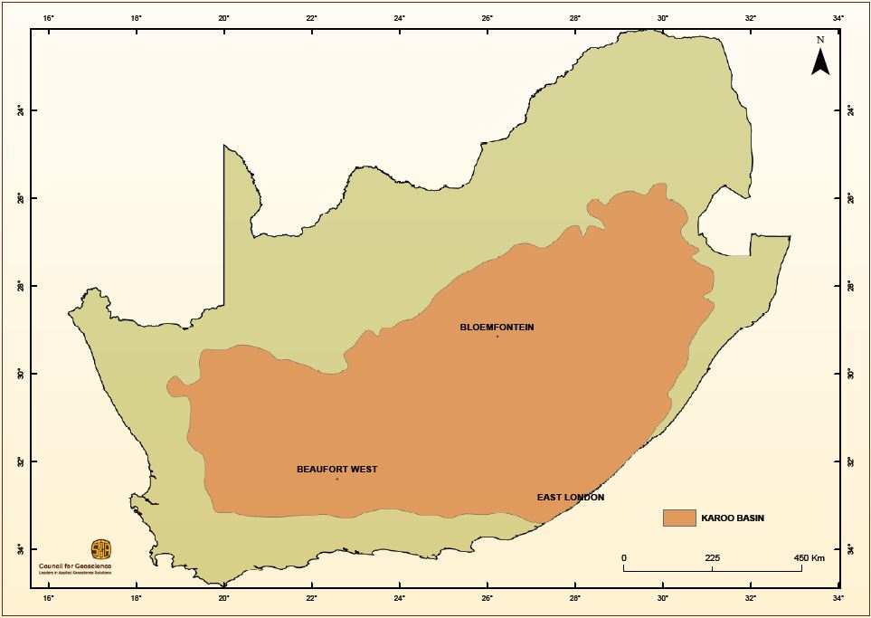 Karoo Basin Map